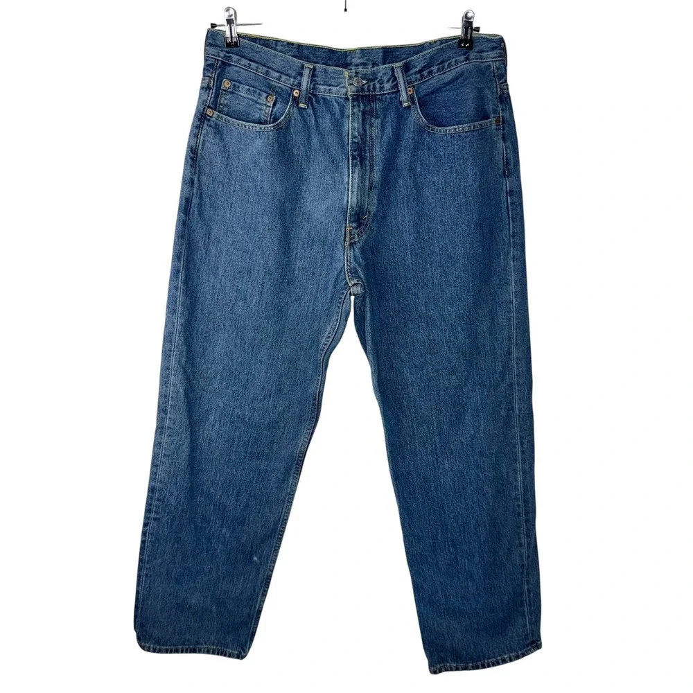 Levi's 550 Relaxed Fit Jeans Men‎ 38x30 Blue Straight Leg Denim
